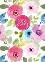 Opakowanie Notatnik ozdobny 145x197/160K kratka TW Kwiaty