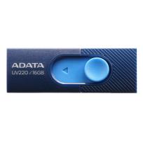Opakowanie Pendrive ADATA UV220 AUV220-16G-RBLNV (16GB; USB 2.0; kolor niebieski)