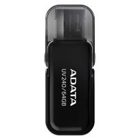 Opakowanie Pendrive ADATA UV240 AUV240-64G-RBK (64GB; USB 2.0; kolor czarny)