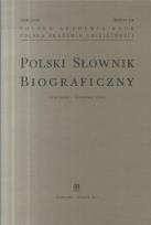 Okładka książki Polski Słownik Biograficzny z.216 T.53/1