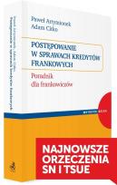 Okładka książki Postępowanie w sprawach kredytów frankowych