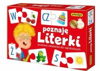 Okładka książki Poznaję literki Gra puzzlowa