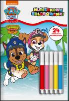Okładka książki Psi Patrol. Numerkowe kolorowanki
