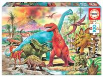 Opakowanie Puzzle 100 Dinozaury G3