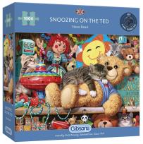 Opakowanie Puzzle 1000 Drzemka na pluszowym misiu G3