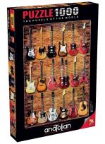 Opakowanie Puzzle 1000 Gitary elektryczne
