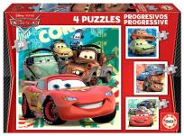 Opakowanie Puzzle 12+16+20+25 Auta G3