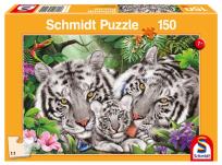 Opakowanie Puzzle 150 Rodzina tygrysów G3