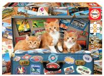 Opakowanie Puzzle 200 Kocięta ruszają w podróż G3