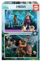 Opakowanie Puzzle 2x100 Raya i ostatni smok G3