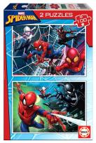 Opakowanie Puzzle 2x100 Spider-Man G3