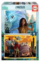Opakowanie Puzzle 2x48 Raya i ostatni smok G3