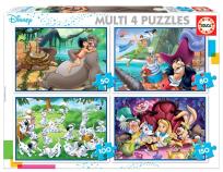 Opakowanie Puzzle 50+80+100+150 Bohaterowie bajek Disneya G3