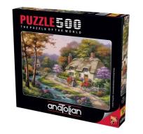 Opakowanie Puzzle 500 Chatka z pięknym ogrodem