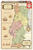 Opakowanie Puzzle 500 Mapa Portugalii z 1710 roku G3