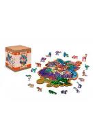 Opakowanie Puzzle drewniane 3D Magiczna dżungla Jungle L