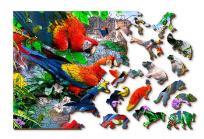 Opakowanie Puzzle drewniane 3D Wyspa papug Parrot Island M