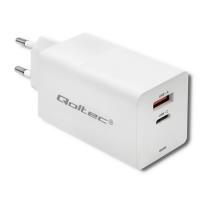 Opakowanie QOLTEC ŁADOWARKA GAN FAST 65W | 5-20V | 2.25-3.25A | USB | USB TYP C PD