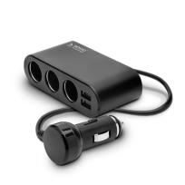 Opakowanie Rozdzielacz samochodowa do gniazda samochodowej zapalniczki SAVIO SA-024