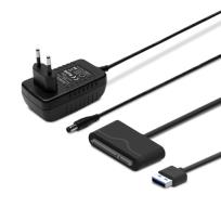 Opakowanie SAVIO ADAPTER USB 3.0 DO DYSKÓW 3.5” Z ZASILANIEM AK-39
