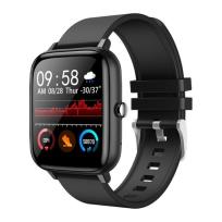 Opakowanie SENBONO SMARTWATCH WODODPORNOŚĆ IP67 WYŚWIETLACZ 1,7 MONITORING SERCA+FUNKCJE SPORTOWE P8 BLACK