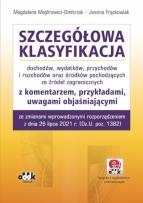 Okładka książki Szczegółowa klasyfikacja dochodów wydatków przychodów i rozchodów