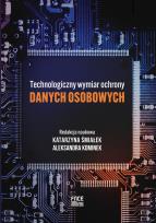 Okładka książki Technologiczny wymiar ochrony danych osobowych