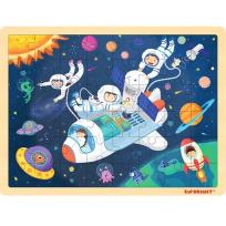 Opakowanie TOP BRIGHT Puzzle Drewniane KOSMOS 48 EL.