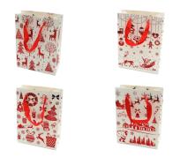 Opakowanie Torba prezentowa świąteczna 23,5x17,5x8 mix