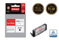 Opakowanie Tusz Activejet AC-551BR (zamiennik Canon CLI-551BK; Premium; 8 ml; czarny)