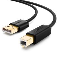 Opakowanie UGREEN KABEL USB 2.0 A/B DO DRUKARKI 3M POZŁACANY