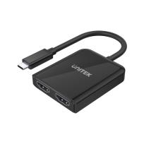 Opakowanie UNITEK ADAPTER USB-C 2X HDMI 2.0A 4K 60HZ, V1408A