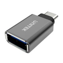 Opakowanie UNITEK ADAPTER USB TYPC DO USB (F) ALU, Y-A025CGY