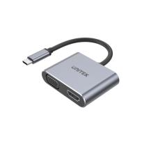 Opakowanie UNITEK HUB USB-C, HDMI,VGA,USB-A, PD 100W, D1049A