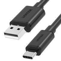 Opakowanie UNITEK KABEL USB USB-A — USB-C 50CM, Y-C481BK