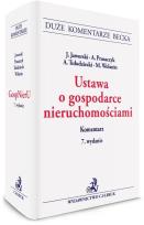 Okładka książki Ustawa o gospodarce nieruchomościami. Komentarz