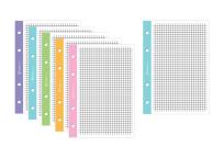 Opakowanie Wkład do segregatora A4/50K kratka kolor m. 1 szt