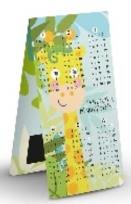 Opakowanie Zakładka magnetyczna tabliczka mnożenia żyrafa