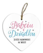 Opakowanie Zawieszka Serce 25-Babcia i Dziadek