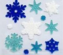 Opakowanie Żelowe naklejki dekoracyjne - BN Śnieżynki duże...