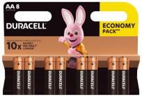 Opakowanie Zestaw baterii AA Duracell (x 8)