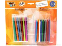 Opakowanie Zestaw do kolorowania BIC Kids flamastry 18 kolorów + kredki świecowe 15 kolorów blister