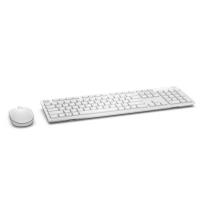 Opakowanie Zestaw klawiatura + mysz membranowa Dell KM636 - US Intl White 580-ADGF (USB 2.0; (US); kolor biały; optyczna)