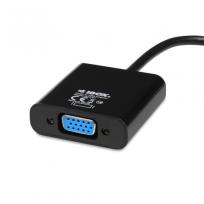 Okładka książki Adapter IBOX IAHV01 (HDMI M - D-Sub (VGA) F; 1m; kolor czarny)