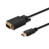 Opakowanie Adapter SAVIO CL-103 (HDMI M - D-Sub (VGA) M; 1,8m; kolor czarny)