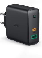 Okładka książki AUEKY PA-D3 ŁADOWARKA SIECIOWA 60W 2XUSB-C PD 3.0