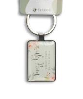 Opakowanie Brelok metalowy srebrny - Niech się twe serce