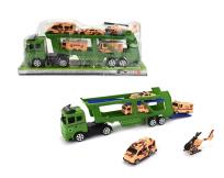 Opakowanie Ciężarówka z lawetą i pojazdami