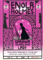 Okładka książki Enola Holmes Tom 2. Sprawa leworęcznej lady (wyd. 2022)