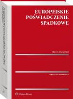 Okładka książki Europejskie poświadczenie spadkowe